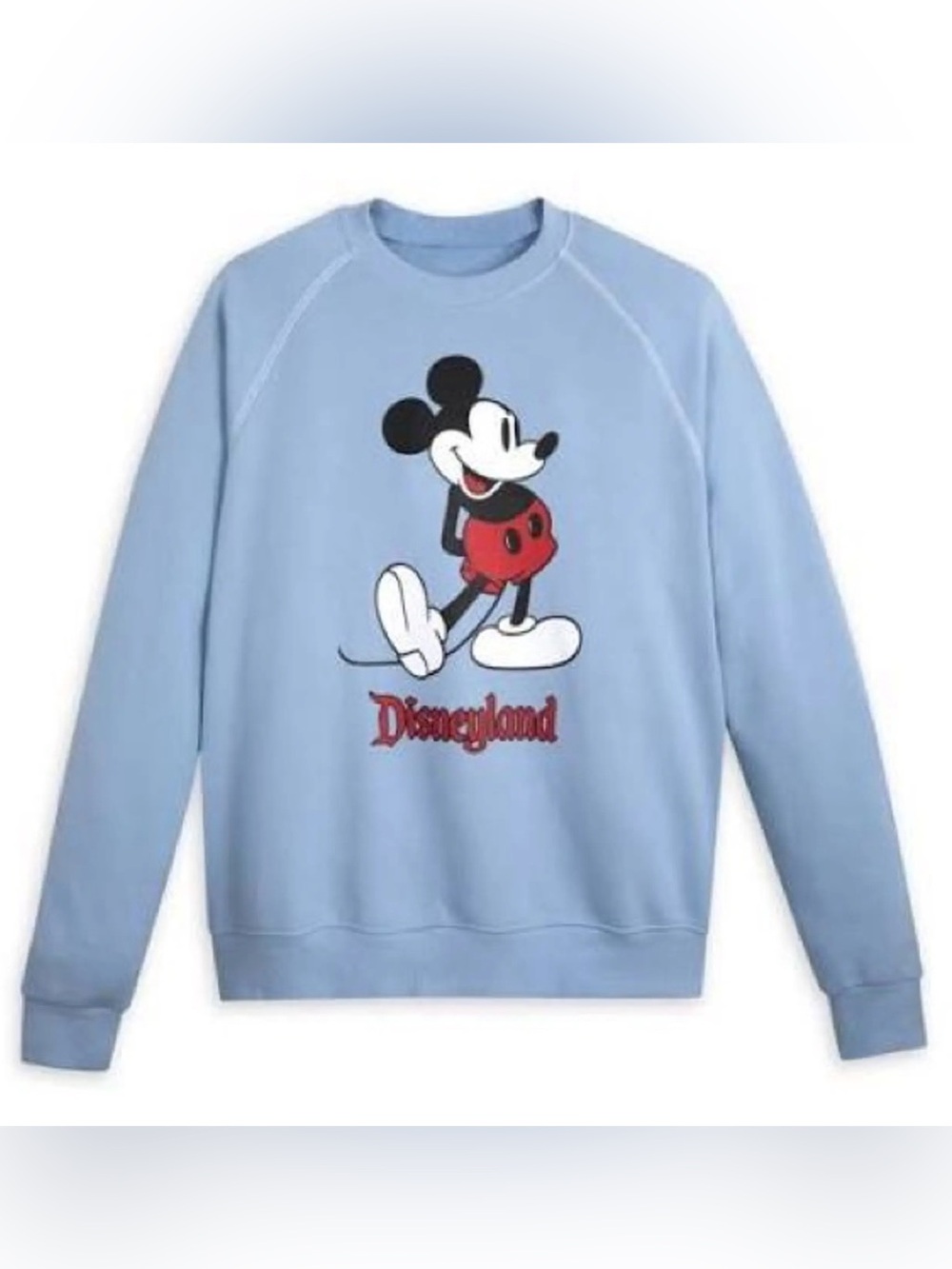 Disney Parks Mickey Mouse Classic Disneyland Sweatshirt Adult Large Blue